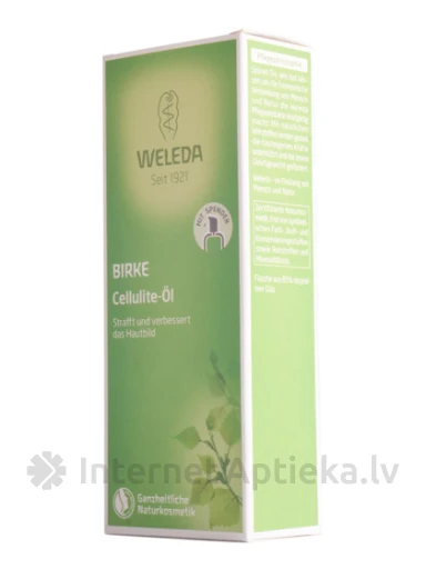 Weleda Bērzu ekstrakta eļļa pret celulītu ar pumpīti, 100 ml | internetaptieka.lv