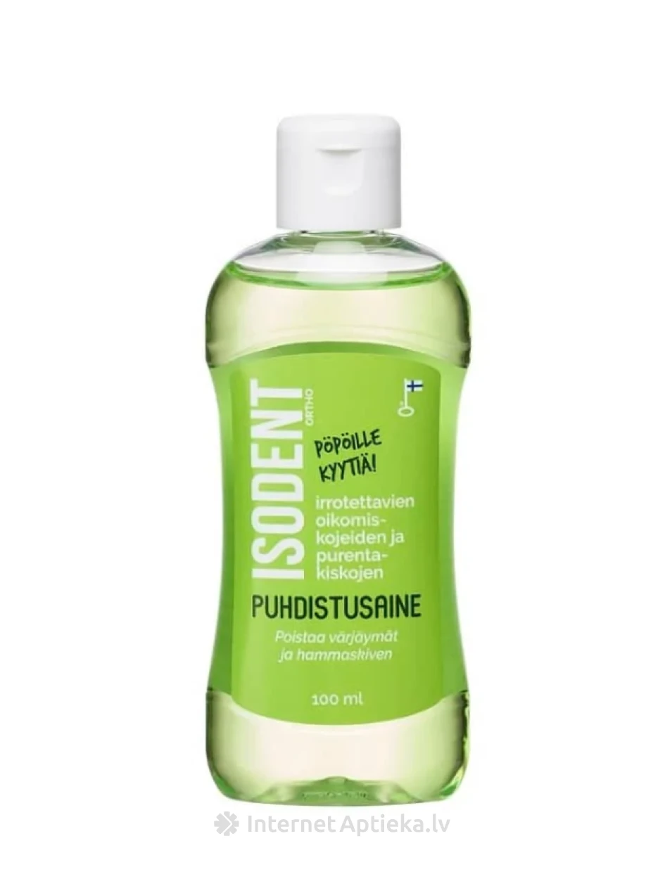 IsoDent Ortho Cleaner noņemamām lencēm un mutes aizsargiem, 100 ml | internetaptieka.lv