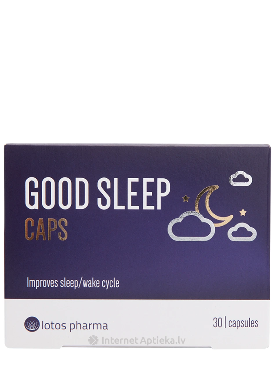 Good Sleep Caps, 30 капсул | internetaptieka.lv