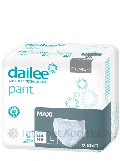 Dailee Pant Premium Maxi L mähkmed, 10 tk. | internetaptieka.lv