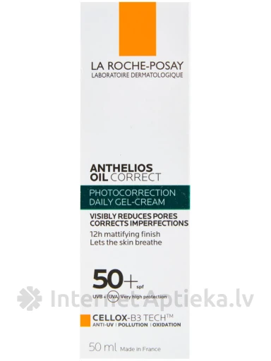 La Roche Posay Anthelios taukainai sejas ādai SPF 50+, 50 ml | internetaptieka.lv