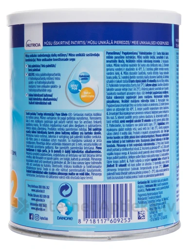 Aptamil COMFORT 2 spec. piena maisījums no 6 mēn., 400 g | internetaptieka.lv