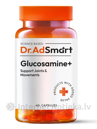 Dr. AD Smart Glucosamine+ капсулы, 60 шт. | internetaptieka.lv