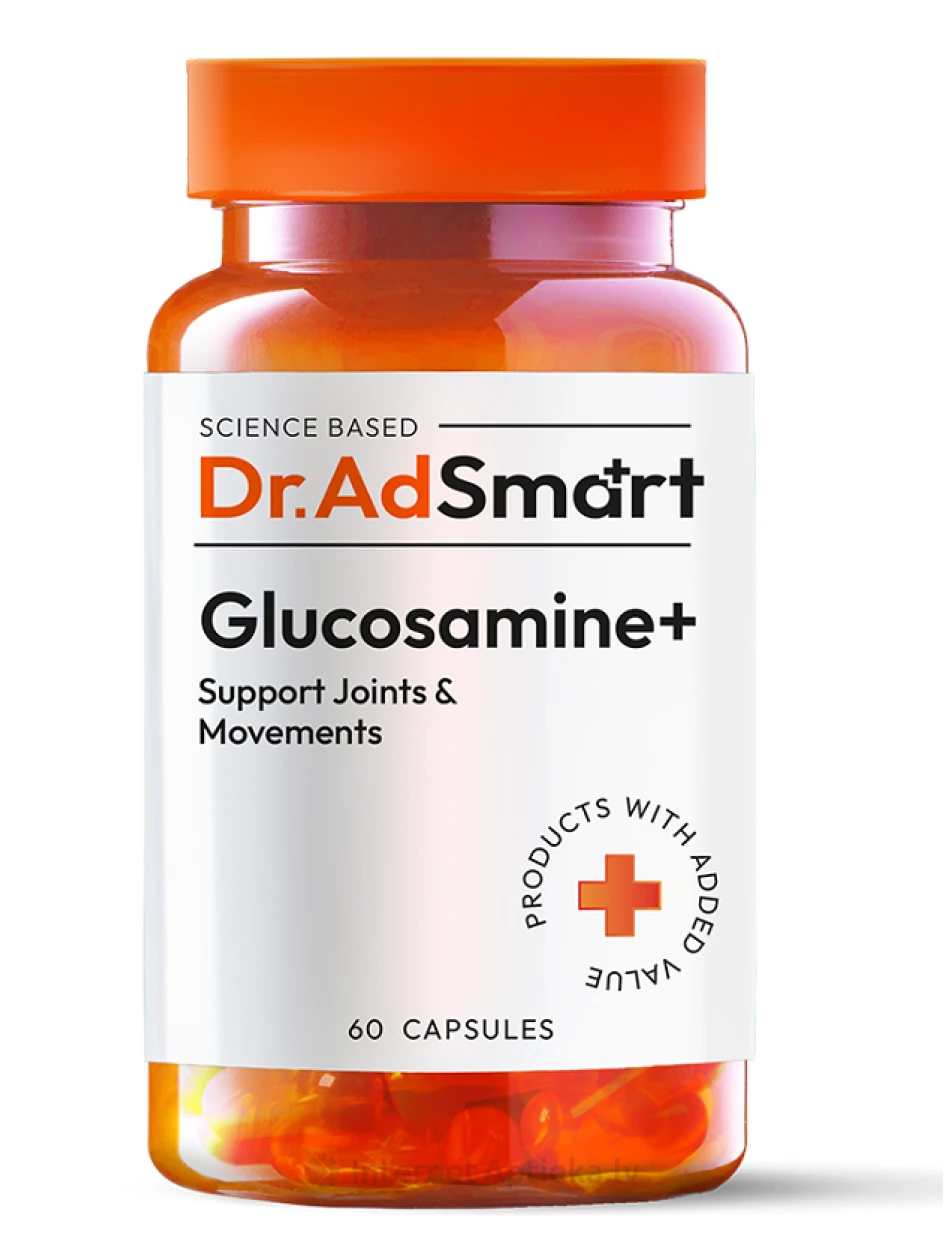 Dr. AD Smart Glucosamine+ капсулы, 60 шт. | internetaptieka.lv