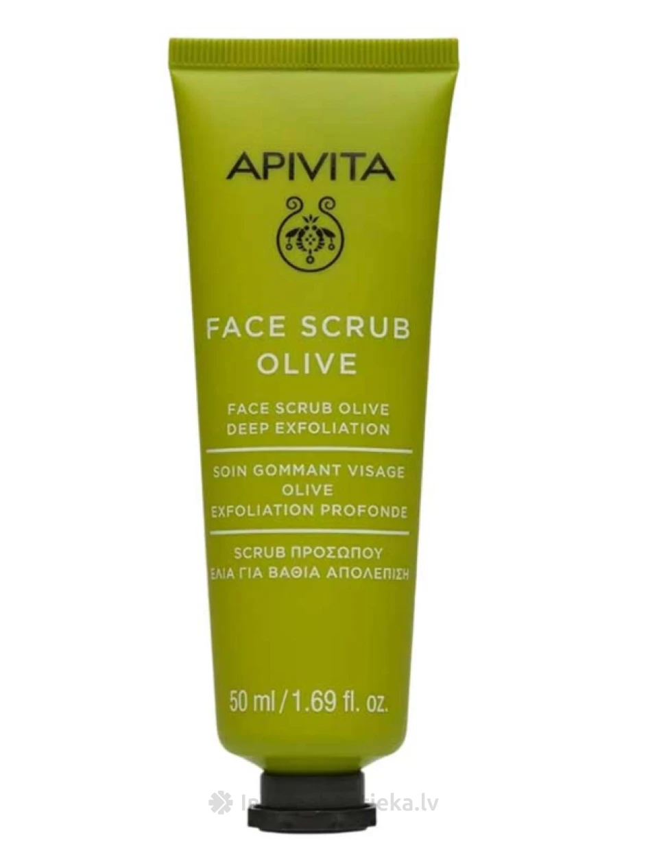 APIVITA Näo koorija oliiviga, 50 ml | internetaptieka.lv