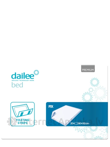 Dailee Bed Premium Fix 60x90 cm пеленки, 30 шт. | internetaptieka.lv