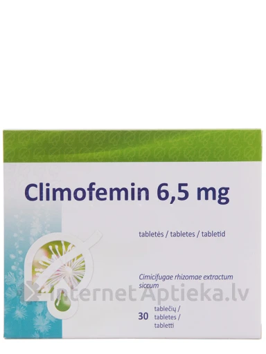 Climofemin 6.5 mg, 30 tabletes | internetaptieka.lv