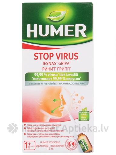 Humer Stop Virus ninasprei alates 1. eluaastast, 15 ml | internetaptieka.lv