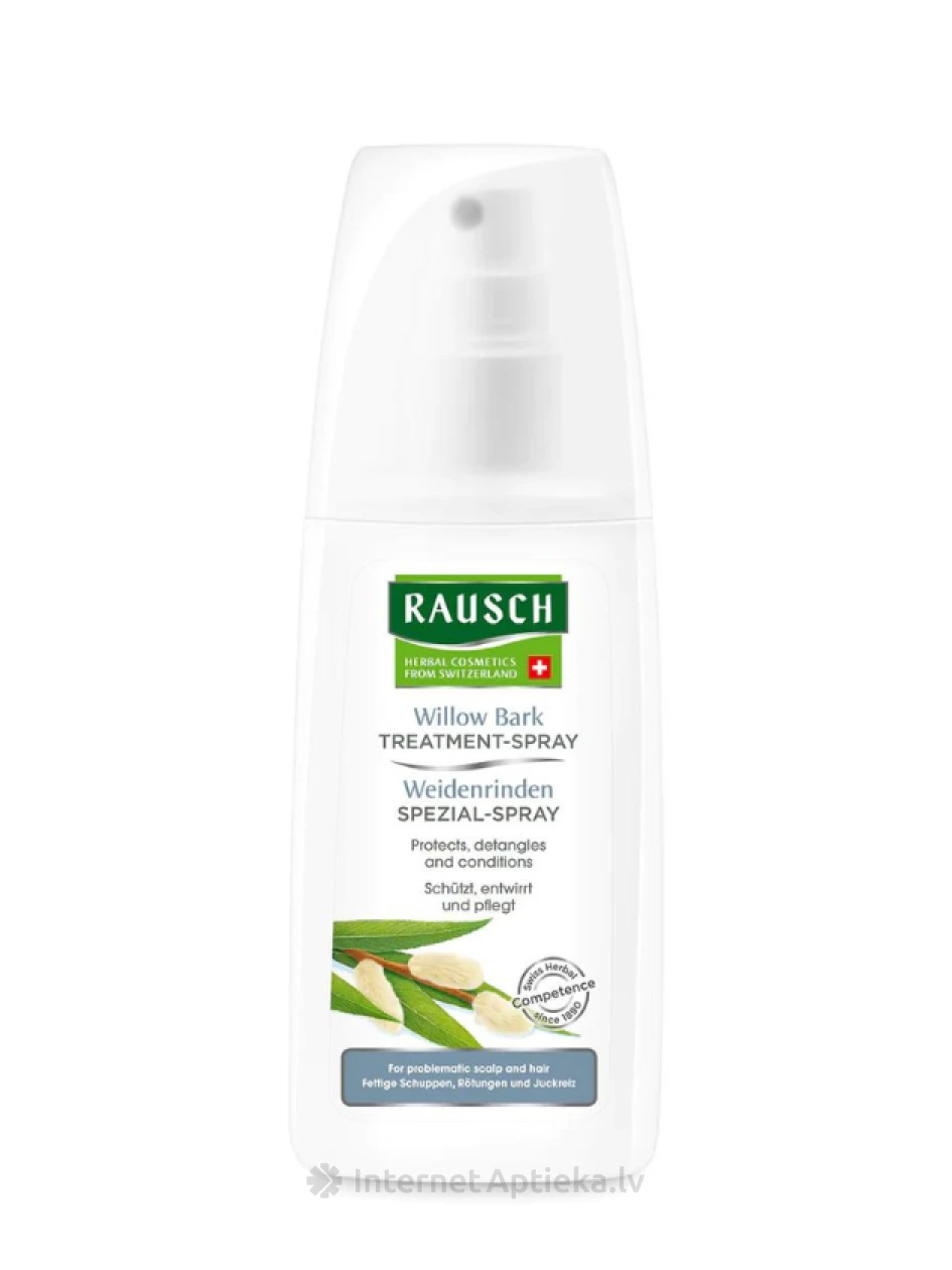 Rausch Willow Bark juustesse jäetav palsam rasusele peanahale, 100 ml | internetaptieka.lv