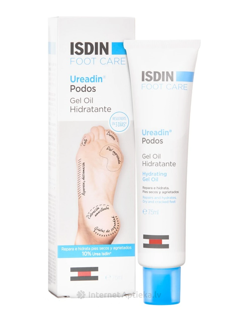 ISDIN UREADIN Gel Oil крем для ног, 75 мл | internetaptieka.lv