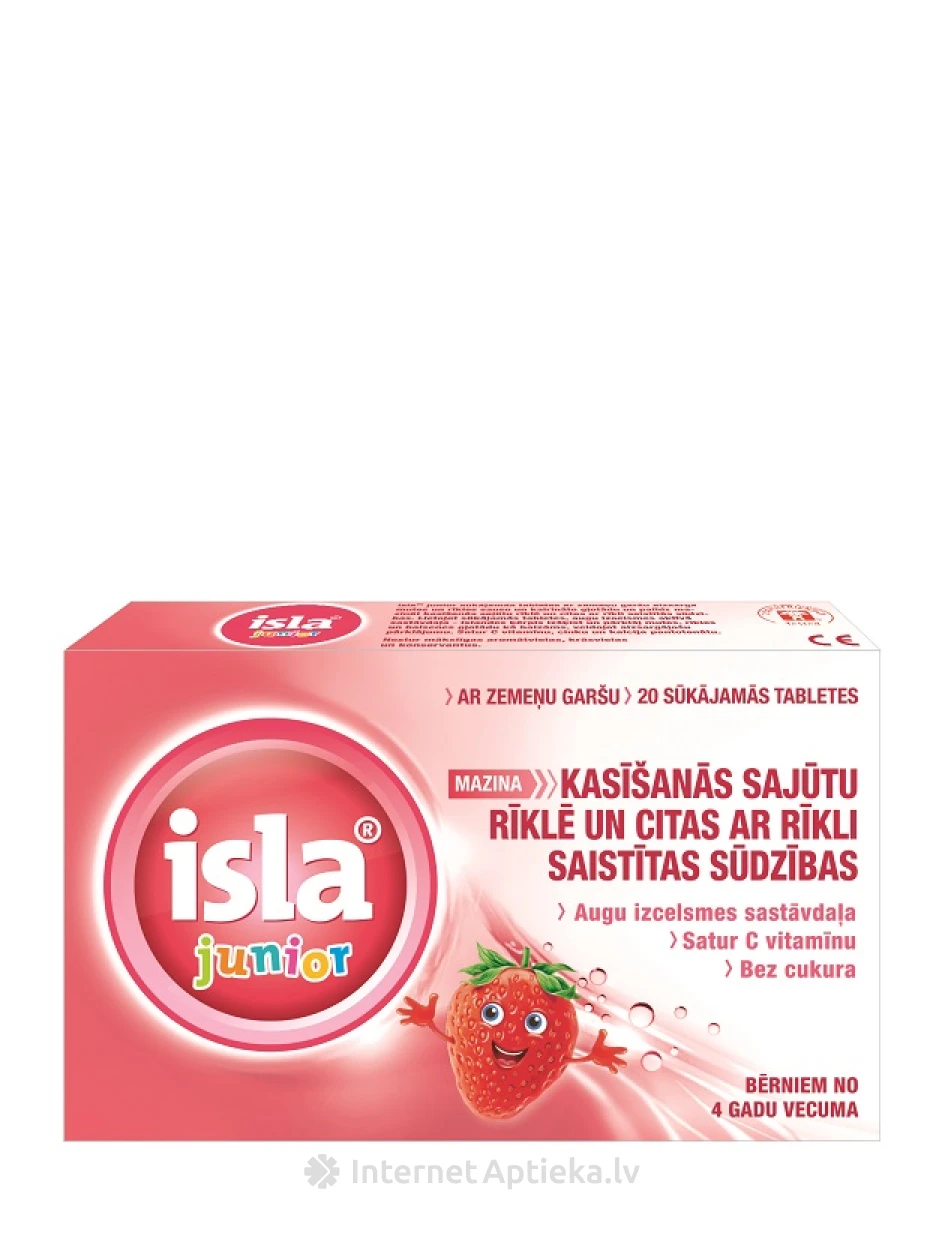 ISLA Junior, 20 пастилок | internetaptieka.lv