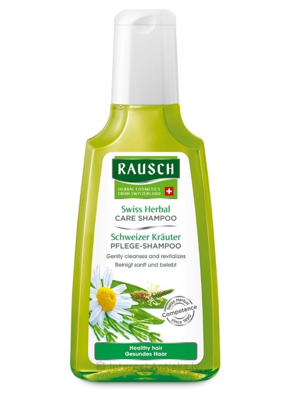 Rausch Swiss Herbal Care šampoon Šveitsi ürtidega, 200 ml | internetaptieka.lv