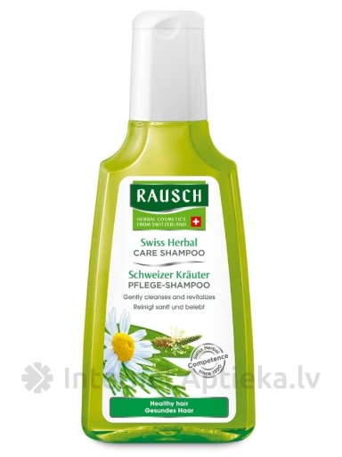 Rausch Swiss Herbal Care šampūns ar Šveices zālītēm, 200 ml | internetaptieka.lv