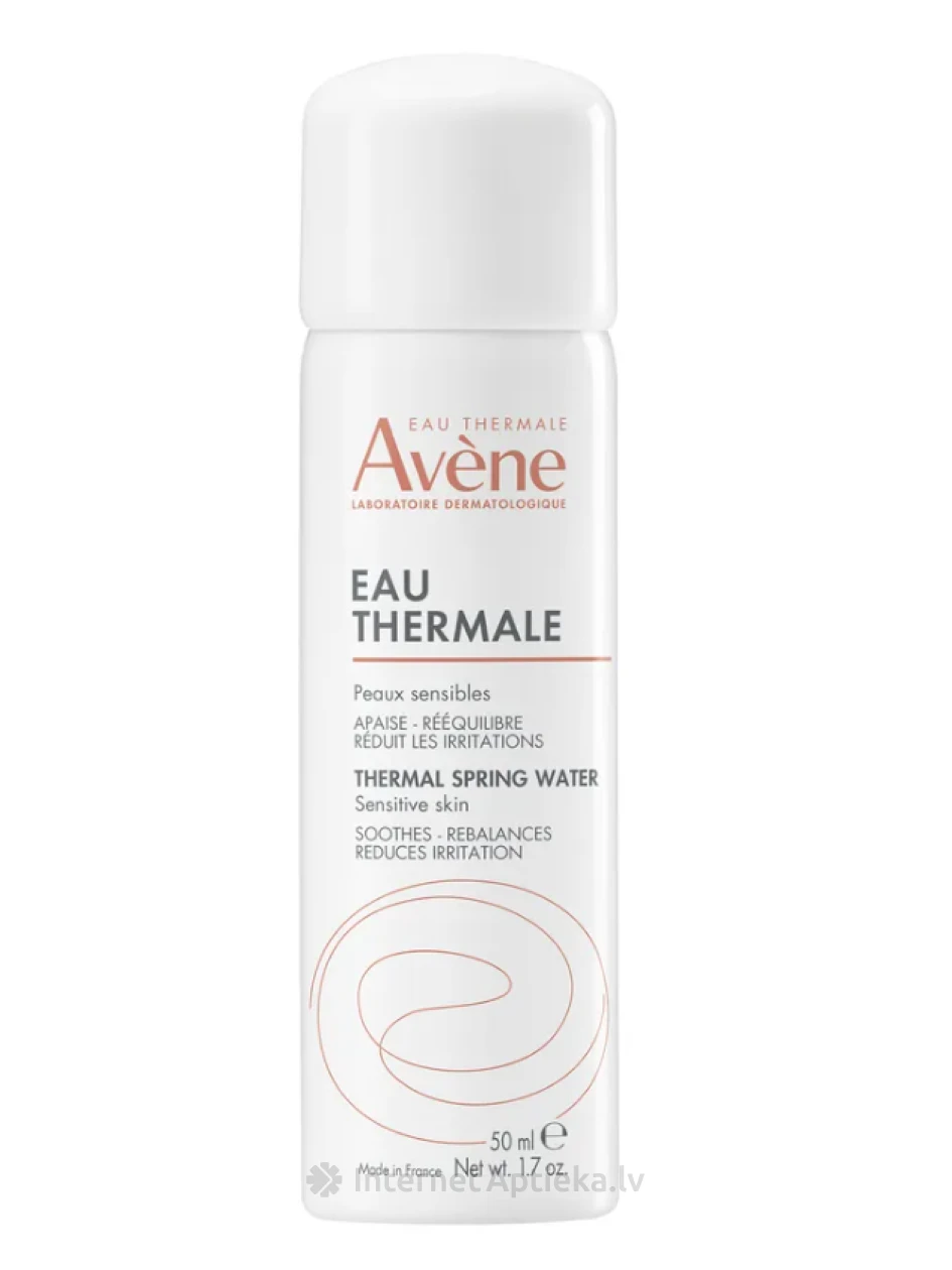 AVENE THERMAL termiline vesi, 50 ml | internetaptieka.lv