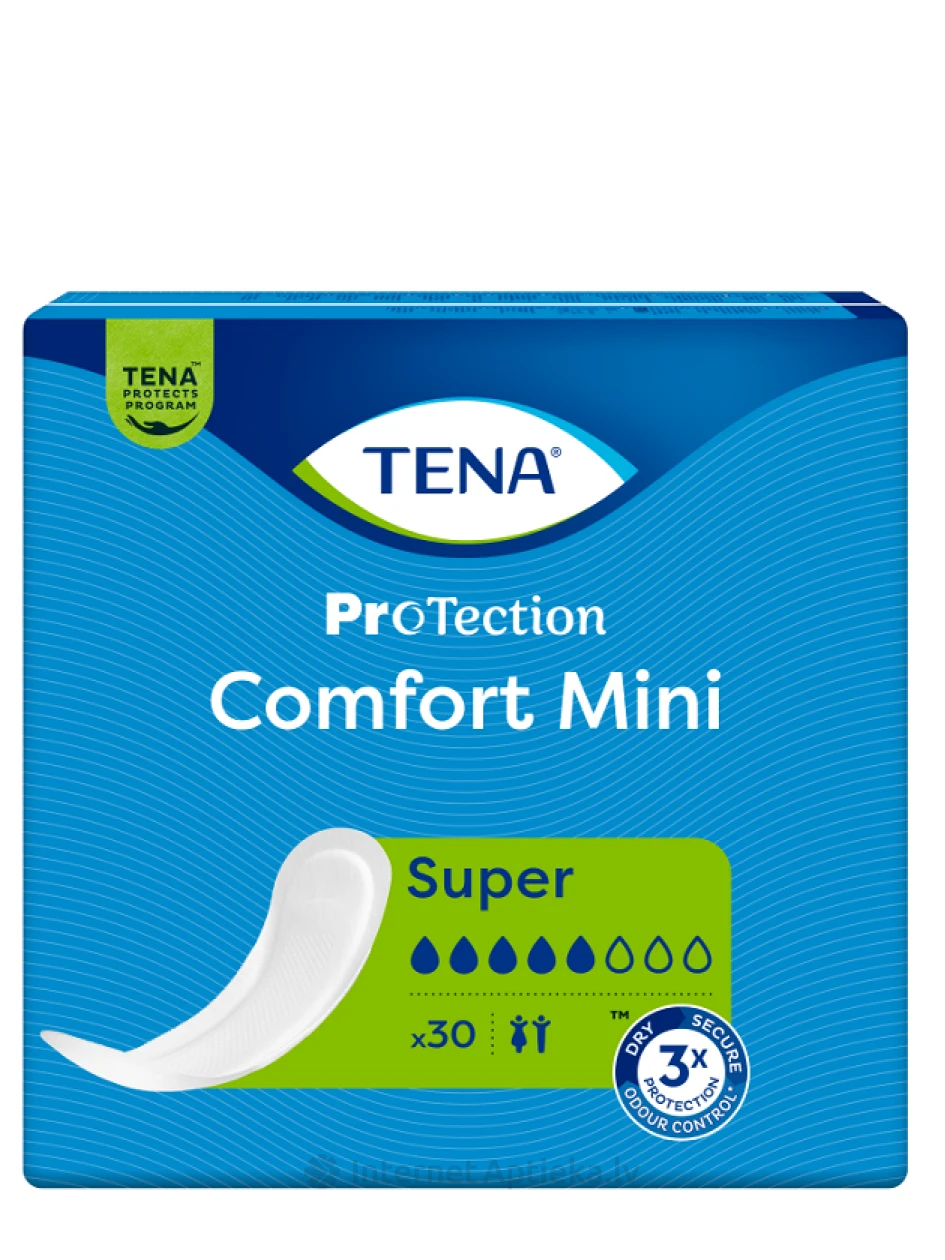 Tena Comfort Mini Super прокладки, 30 шт. | internetaptieka.lv