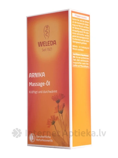 Weleda Massaažiõli arnikaga, 200 ml | internetaptieka.lv