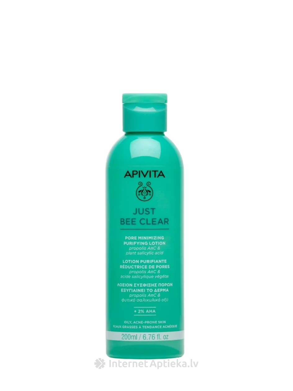 APIVITA JUST BEE CLEAR näo puhastuslotion, 200 ml | internetaptieka.lv