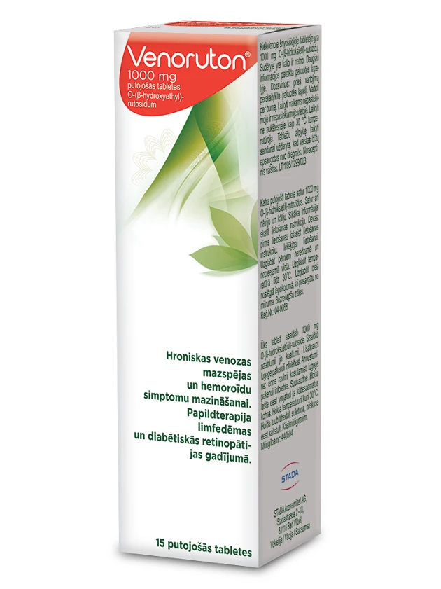 Venoruton 1000 mg, 15 tabletes - InternetAptieka.lv