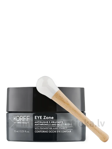 KORFF EYE ZONE mitrinošs pretgrumbu krēms acu kontūrai, 15 ml | internetaptieka.lv