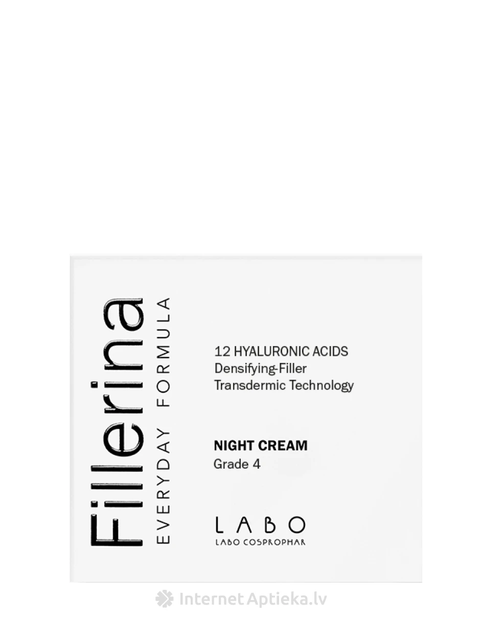 Fillerina EVERYDAY FORMULA Öökreem Intensiivsus 4, 50 ml | internetaptieka.lv