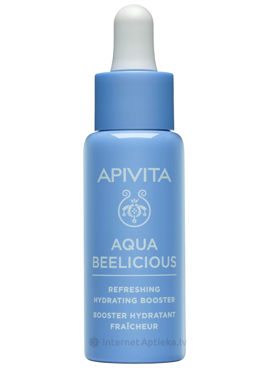 APIVITA AQUA BEELICIOUS gaivinamasis drėkinamasis boosteris, 30 ml | internetaptieka.lv
