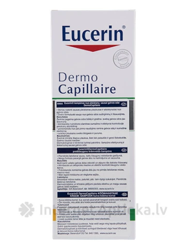 Eucerin Dermo Capillaire kõõmavastane šampoon kuivale nahale, 250 ml | internetaptieka.lv