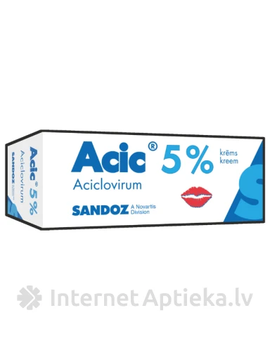 Acic 5% krēms, 2 g | internetaptieka.lv