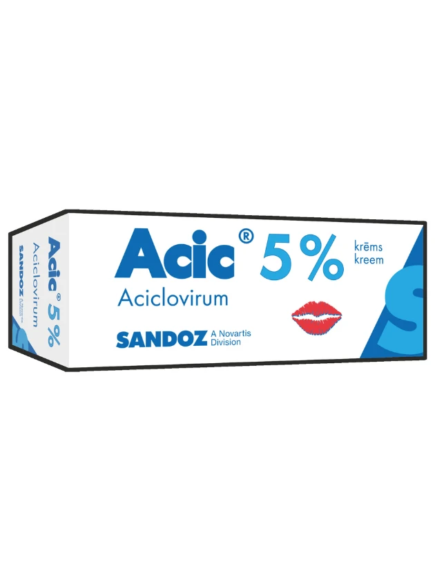 Acic 5 % krēms, 2 g - InternetAptieka.lv