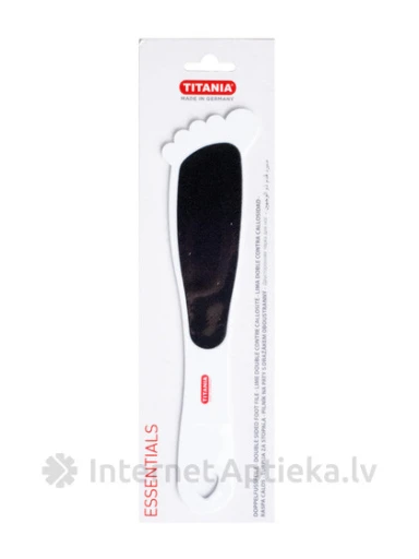 Titania Divpusēja pēdu vīle - pēdas forma, 1 gb. | internetaptieka.lv