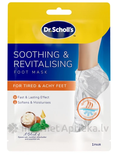 Scholl Pēdu maska atjaunojoša, 1 pāris | internetaptieka.lv