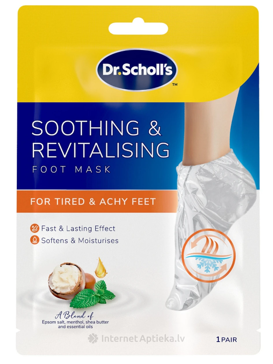 Scholl Pēdu maska atjaunojoša, 1 pāris | internetaptieka.lv