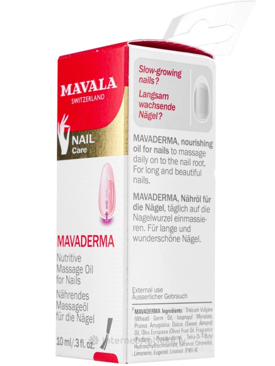 MAVALA Mavaderma toitev massaažiõli küüntele, 10 ml | internetaptieka.lv