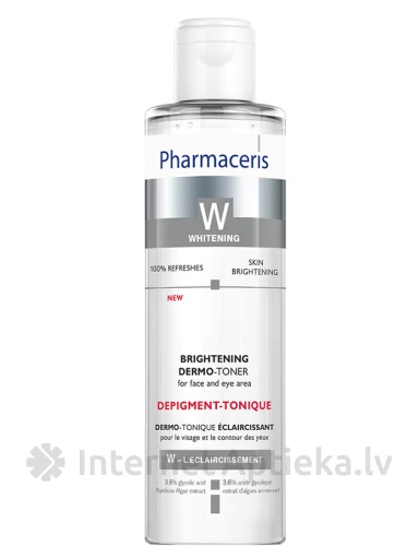Pharmaceris W DEPIGMENT-TONIQUE balinošs dermo-toniks sejai, 200 ml | internetaptieka.lv