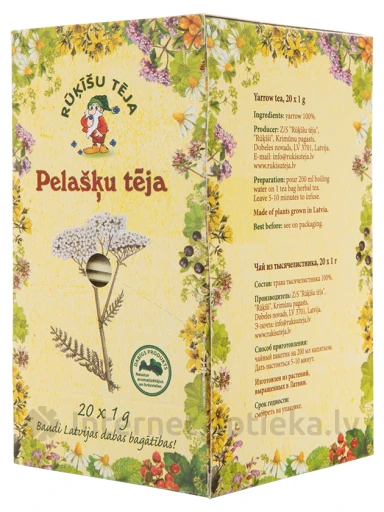 Pelašķu tēja (rūķīšu), 20 paciņas | internetaptieka.lv