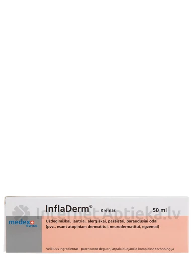 Крем InflaDerm, 50 мл | internetaptieka.lv