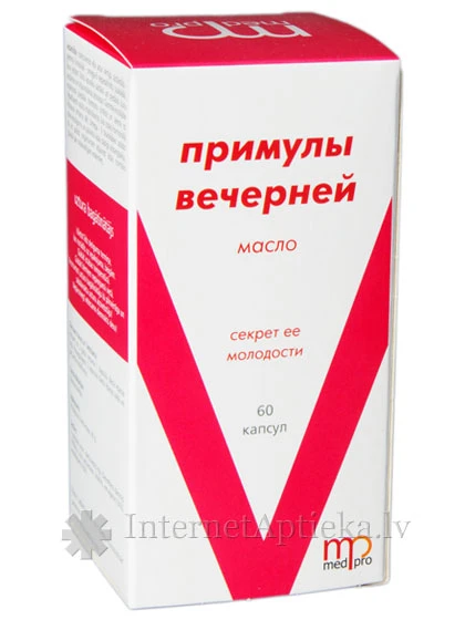 Latvia product data sample: Medpro Naktssveces eļļa, 60 kapsulas