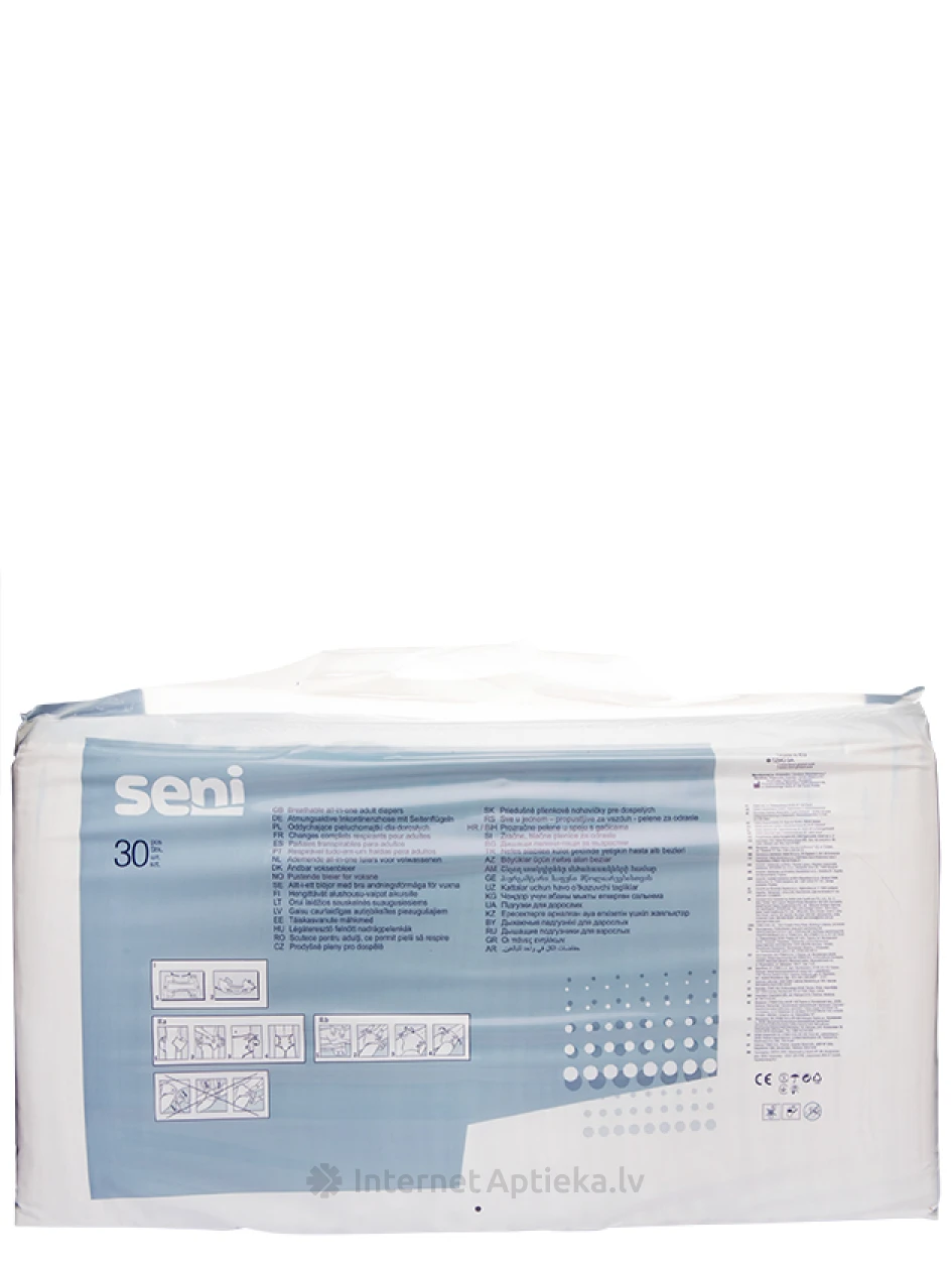 Seni Classic HE Medium Autiņbiksītes, 30 gb. | internetaptieka.lv