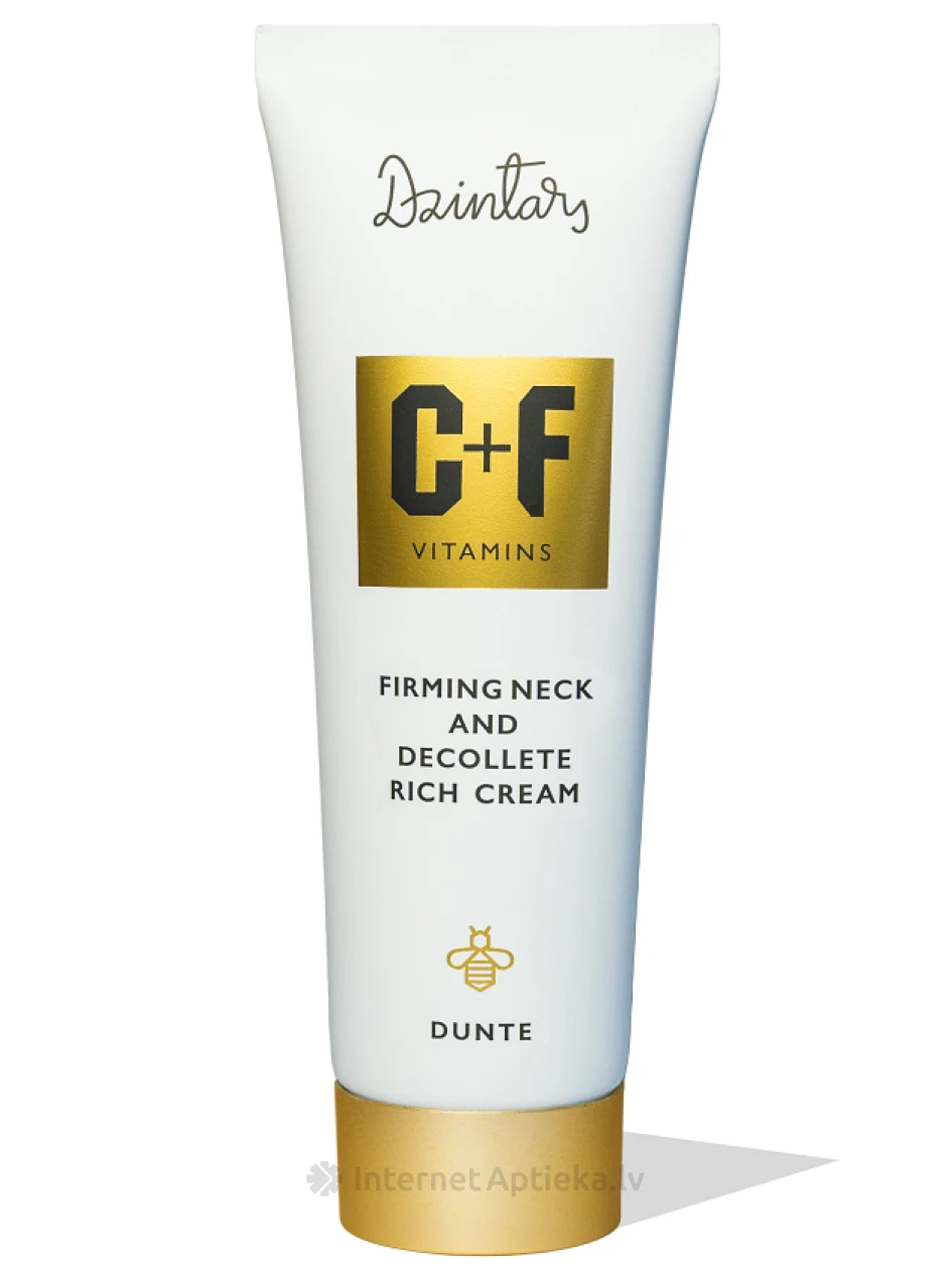 Dzintars Укрепляющий питательный крем для шеи и декольте Дунте, 75 мл | internetaptieka.lv