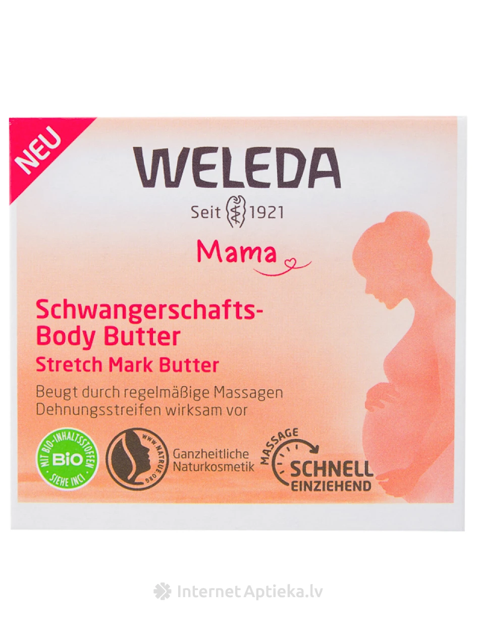 Weleda Mama масло для тела против растяжек, 150 мл | internetaptieka.lv