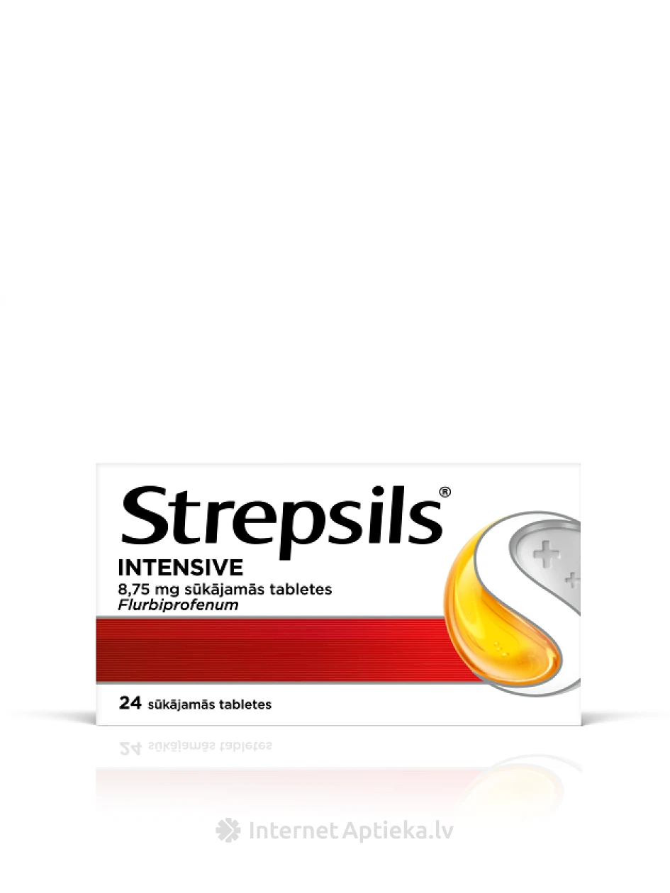 Strepsils Intensiivne, 24 pastilli | internetaptieka.lv