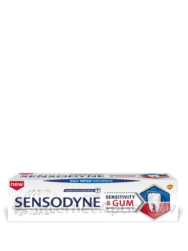 Sensodyne Sensitivity & Gum Zobu pasta smaganu veselībai, 75 ml | internetaptieka.lv