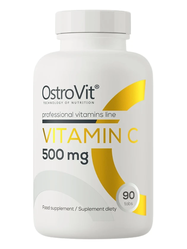 OstroVit Vitamin C 500 mg tabletes, 90 gab.