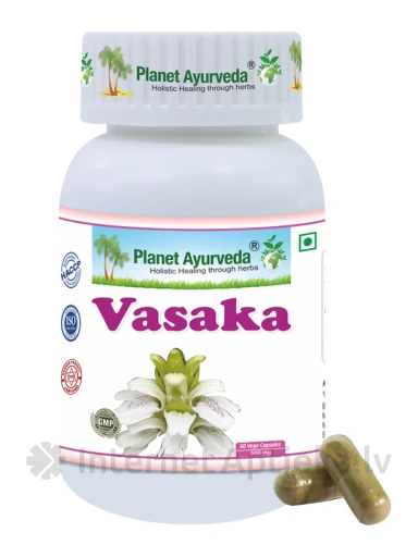 Planet Ayurveda® Vasaka, 60 kapsulas | internetaptieka.lv