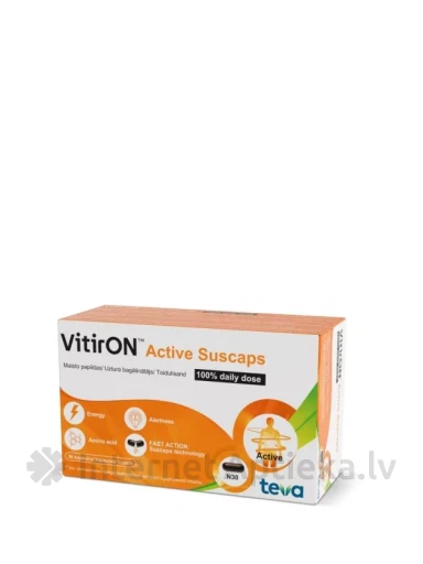 VitirON Active Suscaps 100% daily dose kapslid, 30 tk. | internetaptieka.lv