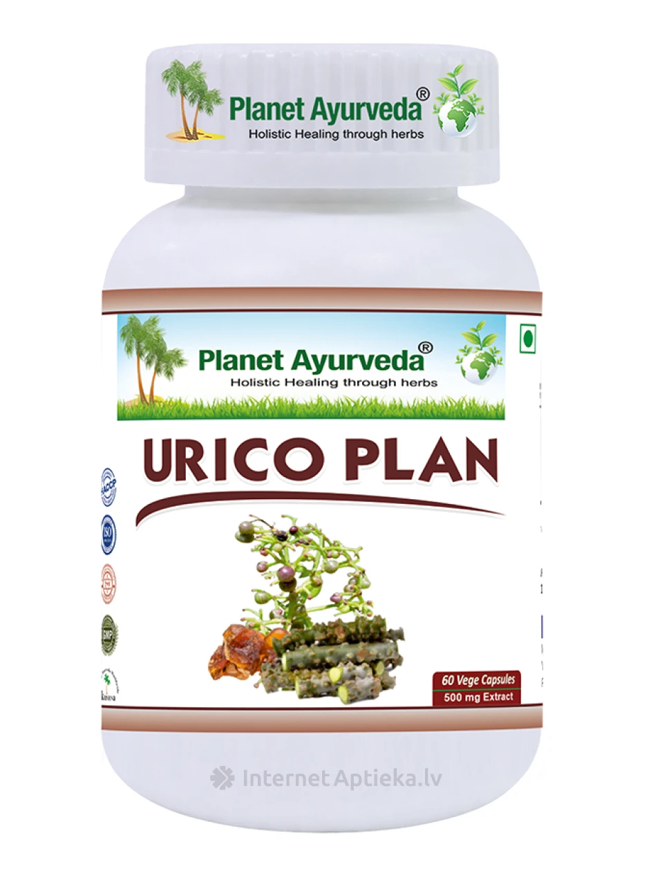 URICO PLAN® Planet Ayurveda® капсулы, 60 шт. | internetaptieka.lv