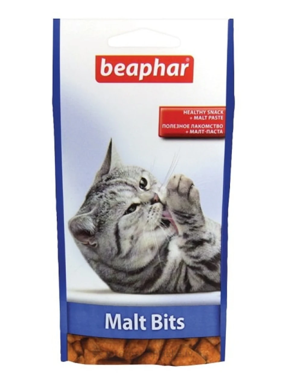Beaphar Malt-Bits kraukšķīgie spilventiņi, 35 g | internetaptieka.lv