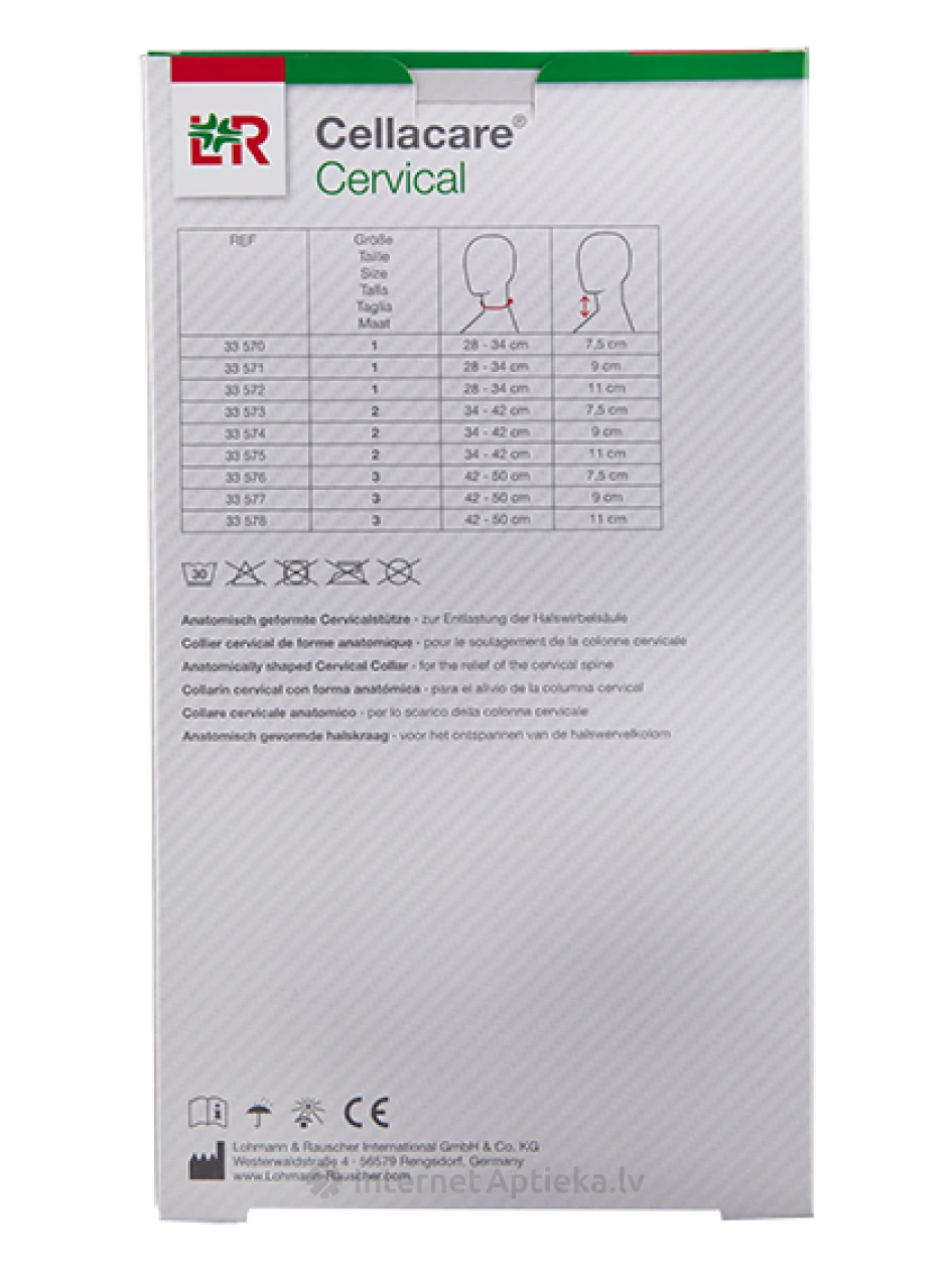 Imobilizācijas apkakle mīkstā melna 7. 5 cm, 2 izmērs, 1 gb. | internetaptieka.lv