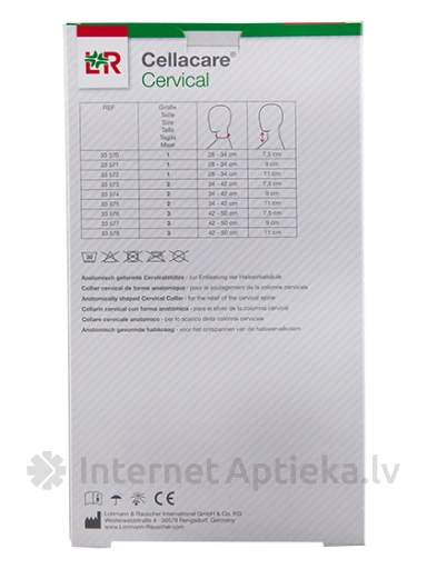 Imobilizācijas apkakle mīkstā melna 7. 5 cm, 2 izmērs, 1 gb. | internetaptieka.lv