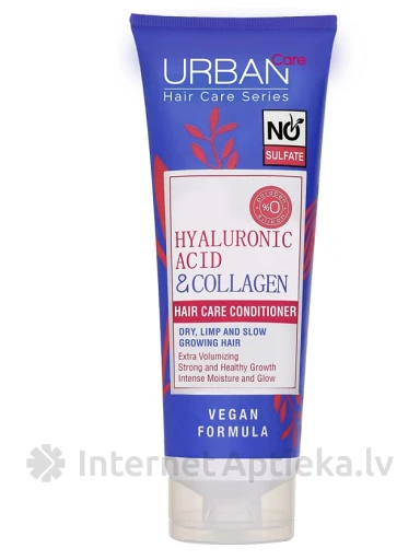 Urban Care Hialuronskābes un kolagēna matu kondicionieris, 250 ml | internetaptieka.lv