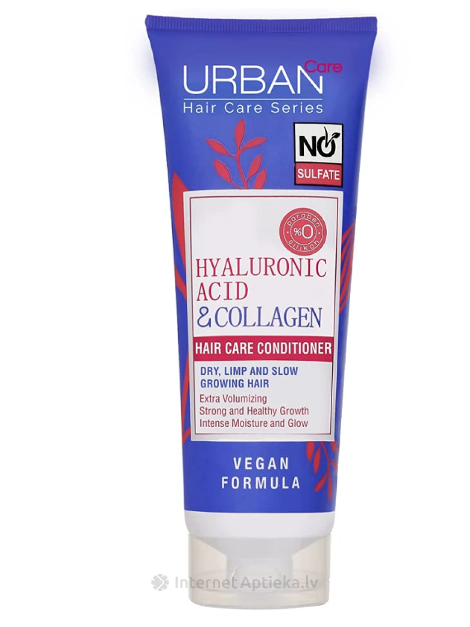 Urban Care Hüaluroonhappe ja kollageeniga juuksepalsam, 250 ml | internetaptieka.lv